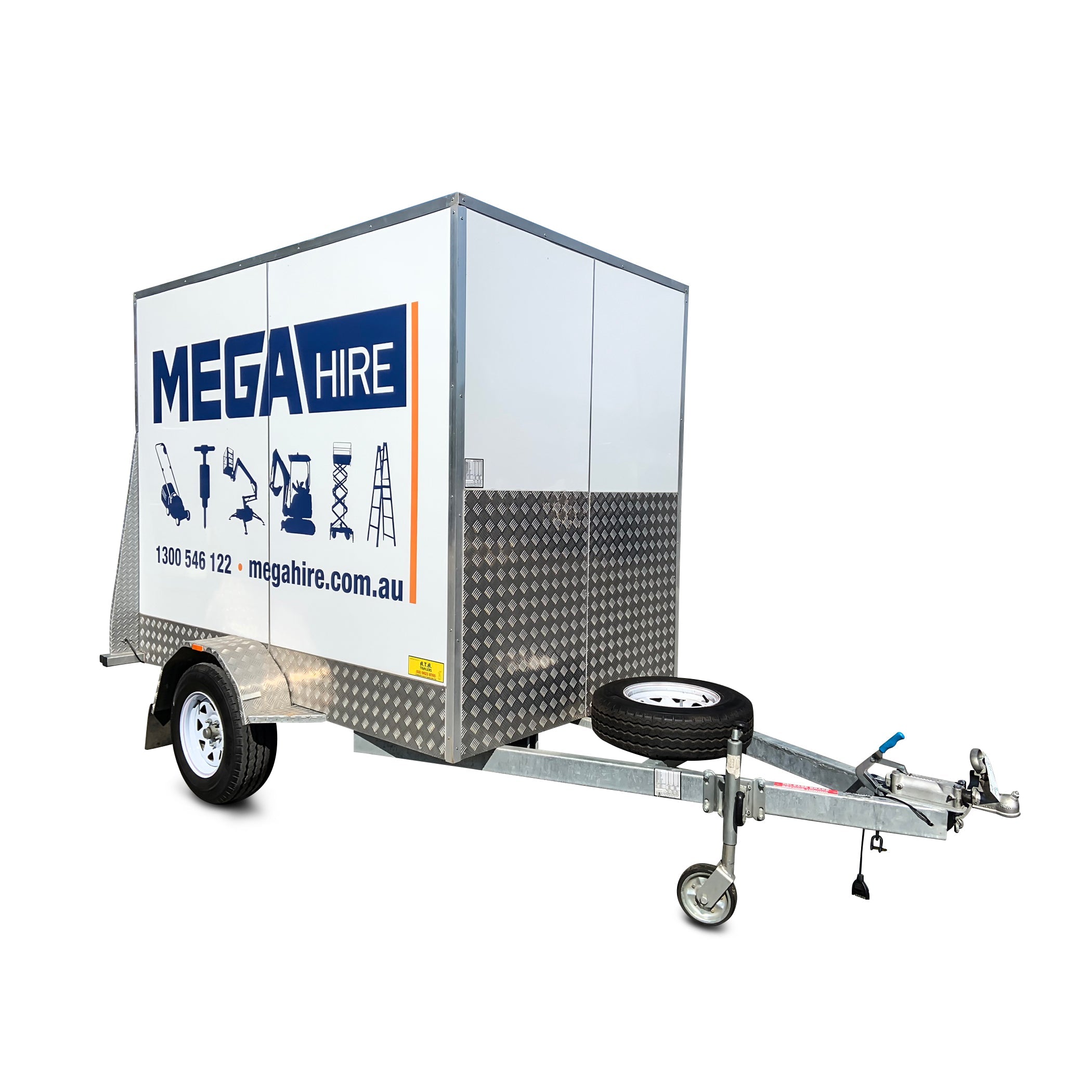 Enclosed Trailer (8 x 5FT) - Mega Hire