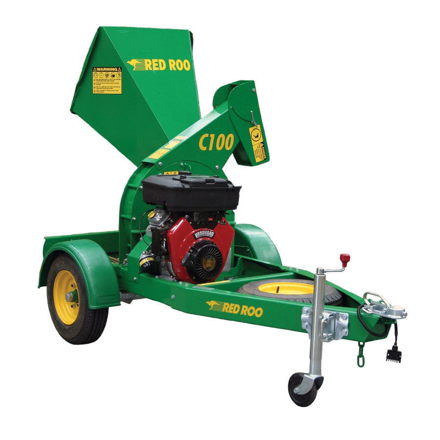 Wood chipper - 100mm Petrol - Mega Hire