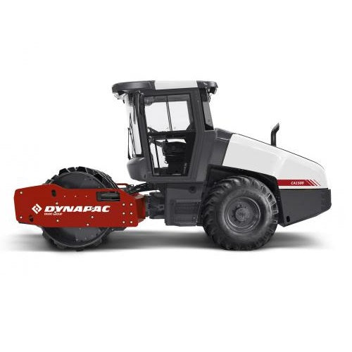 Roller - 7t single drum pad foot - Mega Hire