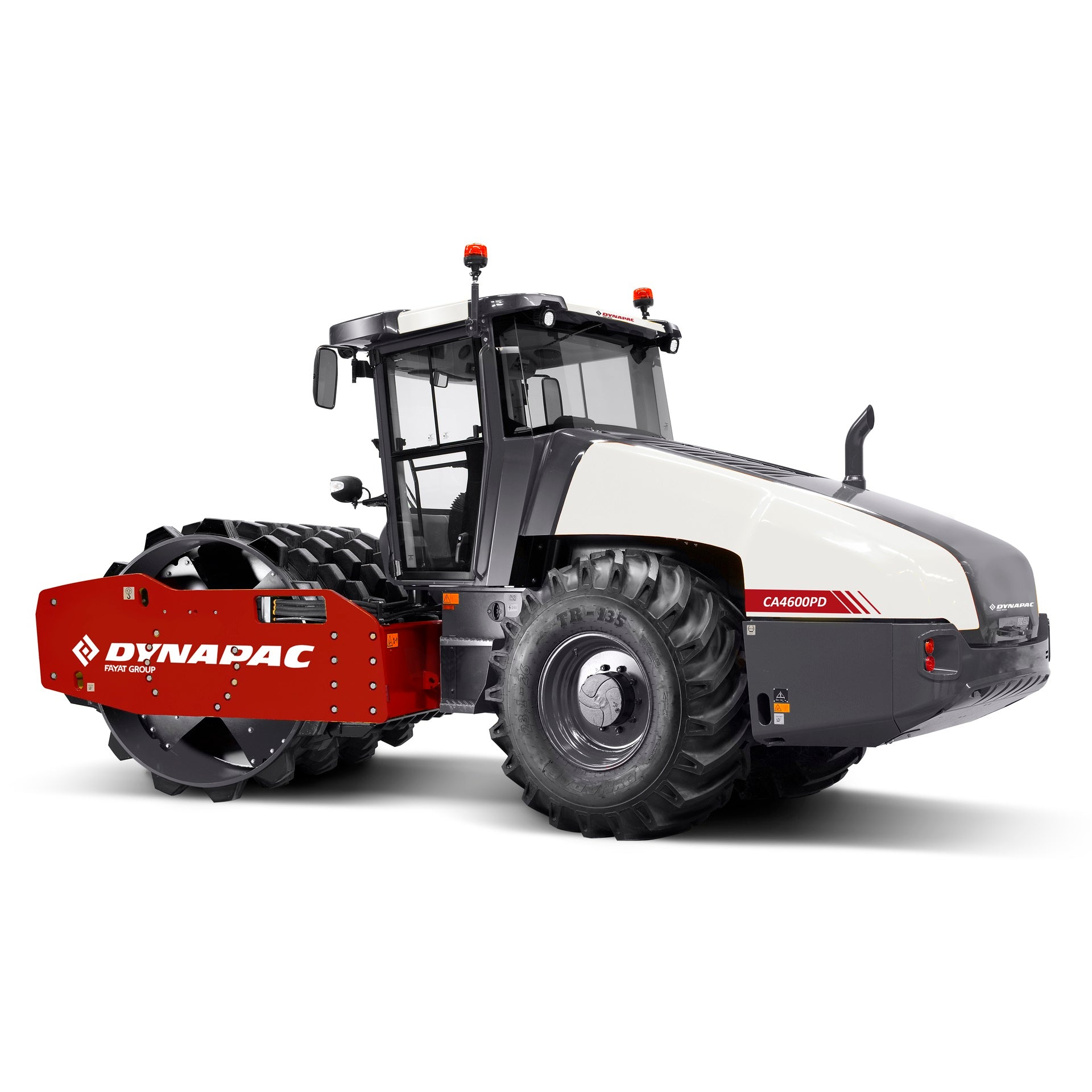 Roller - 14t single drum pad foot - Mega Hire