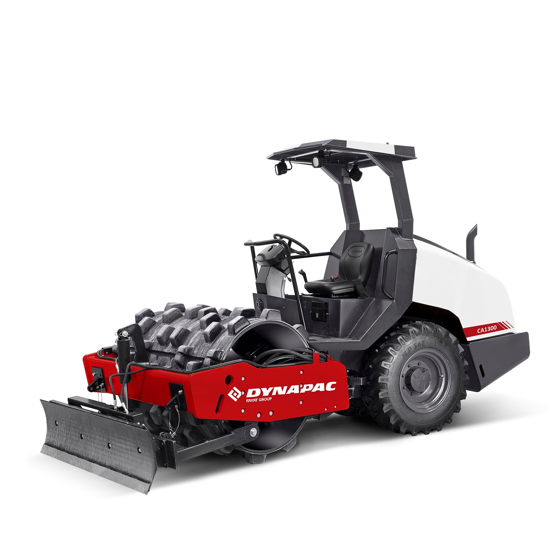 Roller - 3.5t single drum pad foot - Mega Hire
