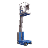 Vertical man lift - 4.5m (15ft) Electric - Mega Hire