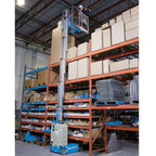 Vertical man lift - 6.0m (20ft) Electric - Mega Hire