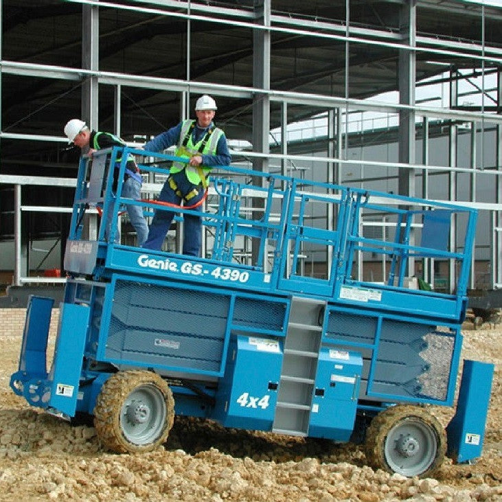 Scissor Lift - 16m (53ft) Rough Terrain - Mega Hire