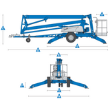 Trailer cherry picker (17m) & Pressure Washer Package - Mega Hire