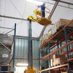 Vertical man lift - 8m (26ft) Electric Haulotte - Mega Hire