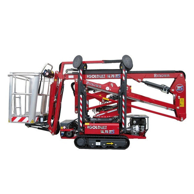 Mobile spider boom - 13m (43ft) Tracks - Mega Hire