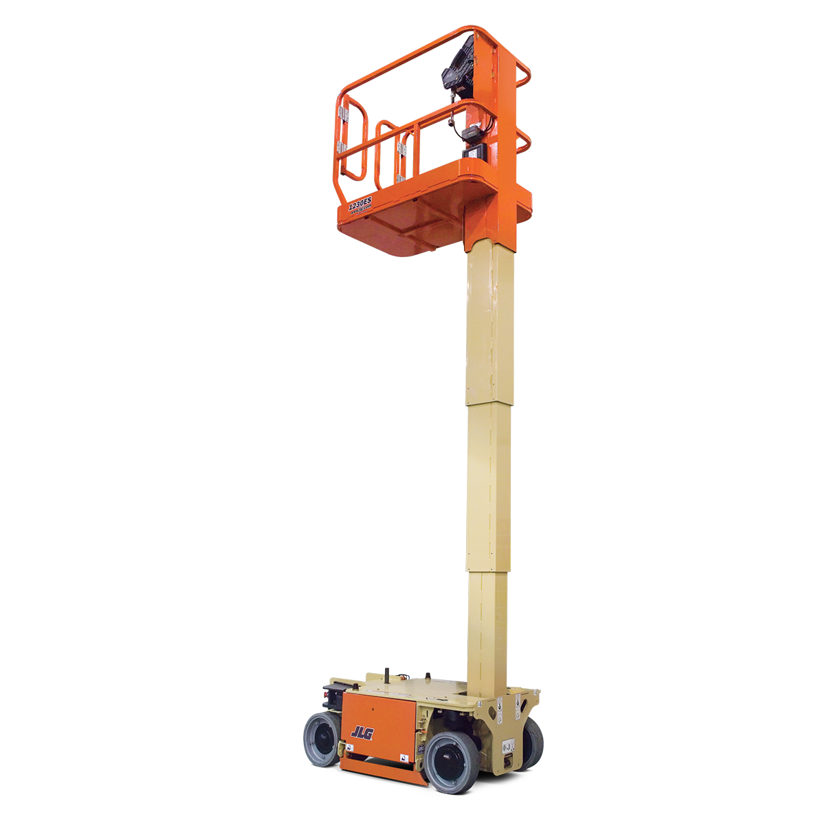 Vertical man lift - 3.7m (12ft) Electric - Mega Hire