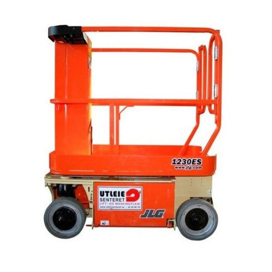 Vertical man lift - 3.7m (12ft) Electric - Mega Hire