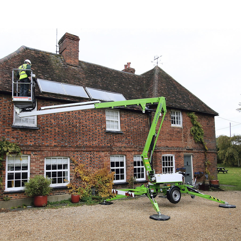 Trailer mounted cherry picker - 12m - Mega Hire