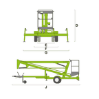 Trailer cherry picker (12m) & Pressure Washer Package - Mega Hire