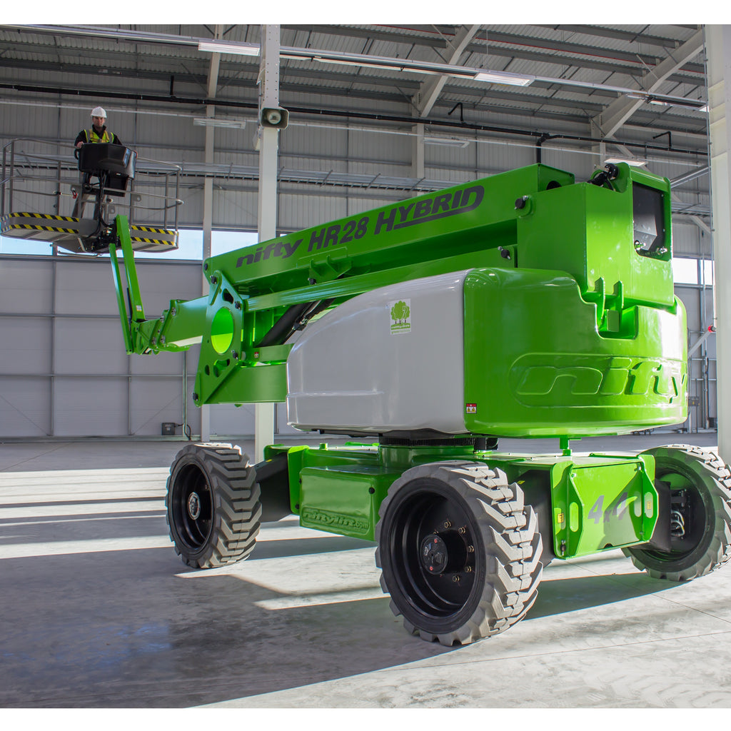 Mobile knuckle boom - 26m (85ft) diesel hybrid - Mega Hire