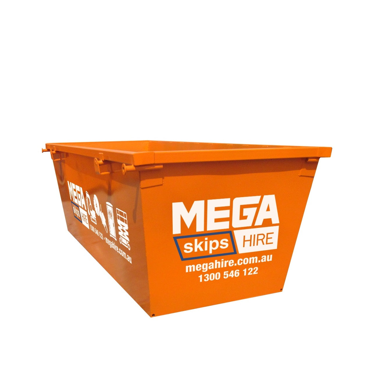 Hire Skip bin - 4m3, available with door | Mega Hire