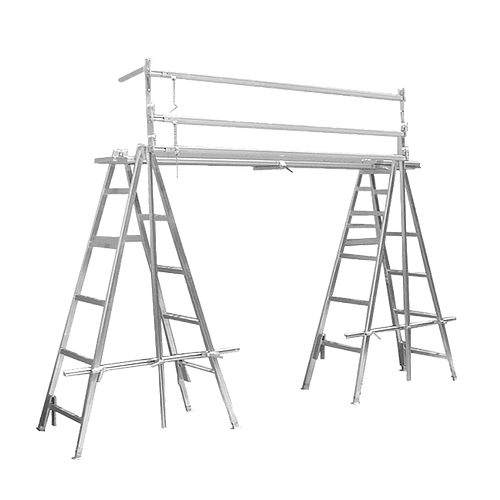 Mega Hire to erect the trestles, planks & safety system - Mega Hire