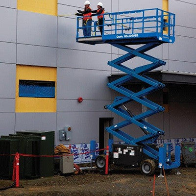 Scissor Lift - 7.9m (26ft) Rough Terrain - Mega Hire