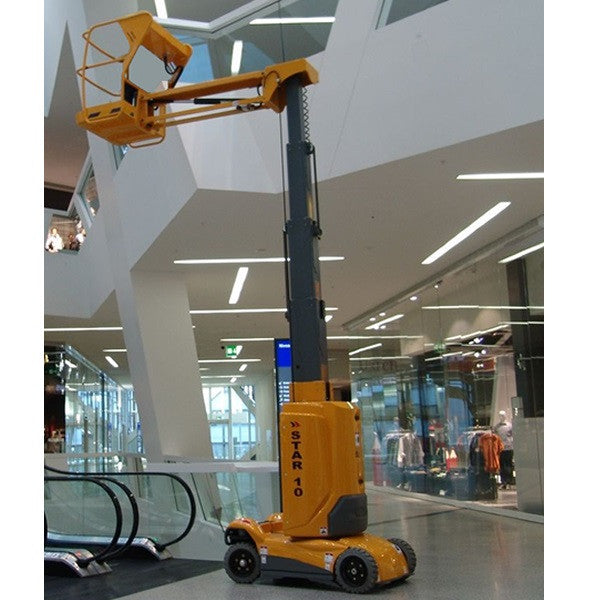 Vertical man lift - 8m (26ft) Electric Haulotte - Mega Hire