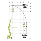 Mobile knuckle boom - 10.6m (34ft) diesel - Mega Hire